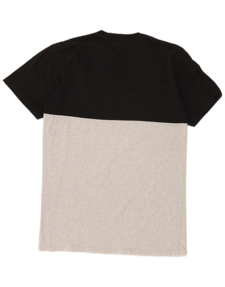 VANS Herre Classic Fit T-Shirt Top Mellemgrå Colourblock Bomuld