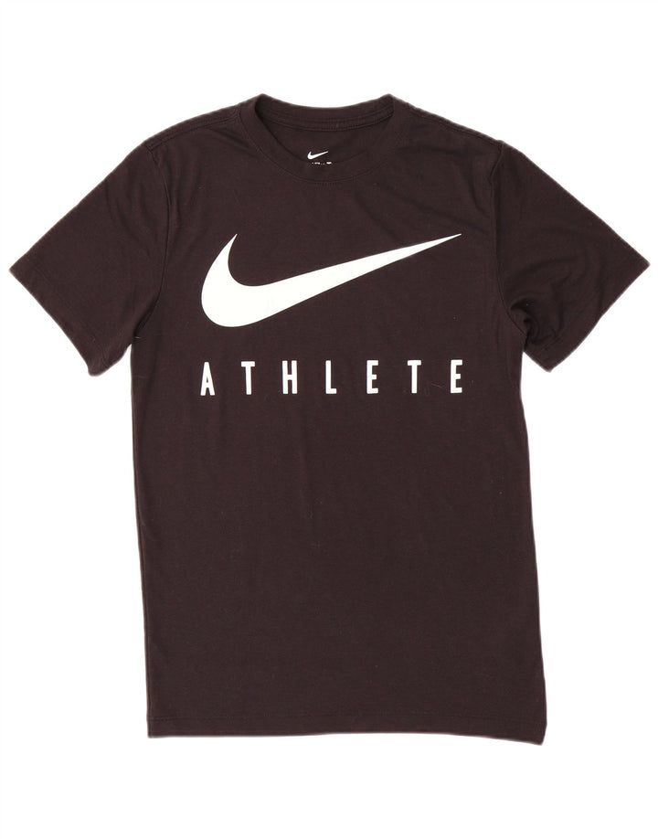 NIKE Herre Dri Fit grafisk T-shirt Top XS Sort polyester
