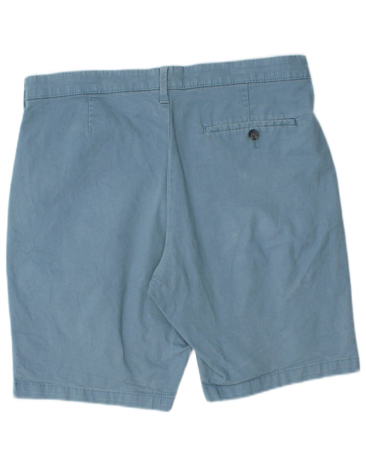 Marks & Spencer Herre Chino Shorts W32 Medium Blue Bomuld