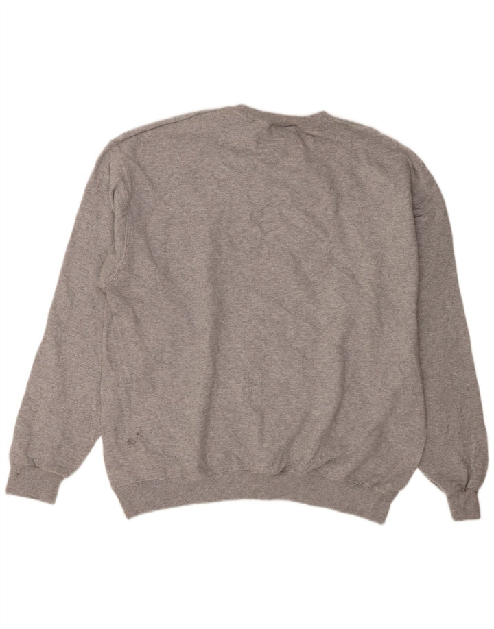Champion Herre Summit Graphic Sweatshirt Jumper XL Grå Flecked Bomuld