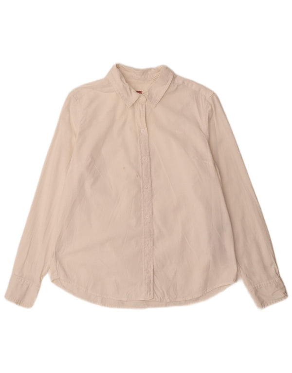 Levi's Boys Classic Fit skjorte 14-15 år Lille hvid bomuld