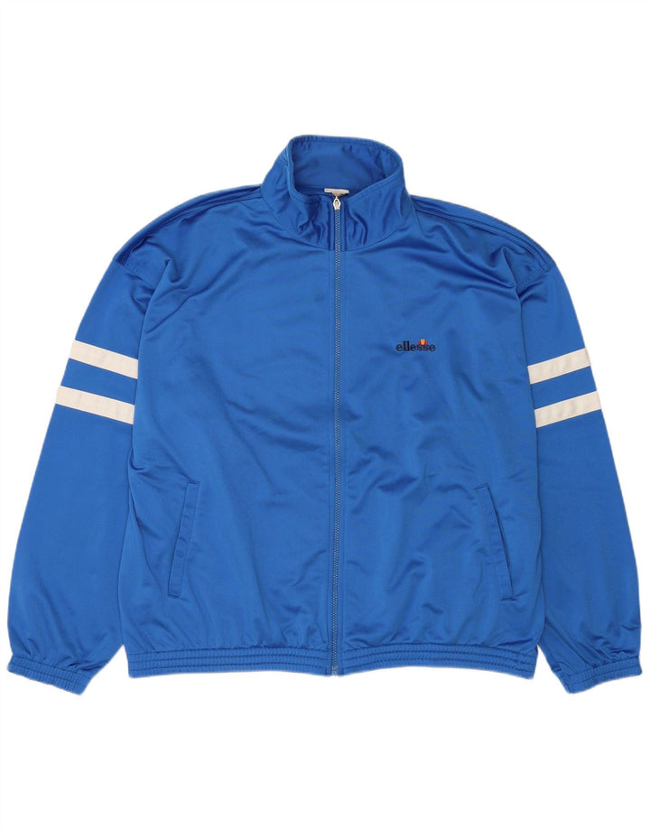 Ellesse Herre træningsdragt Topjakke XL Blå Colourblock Polyester