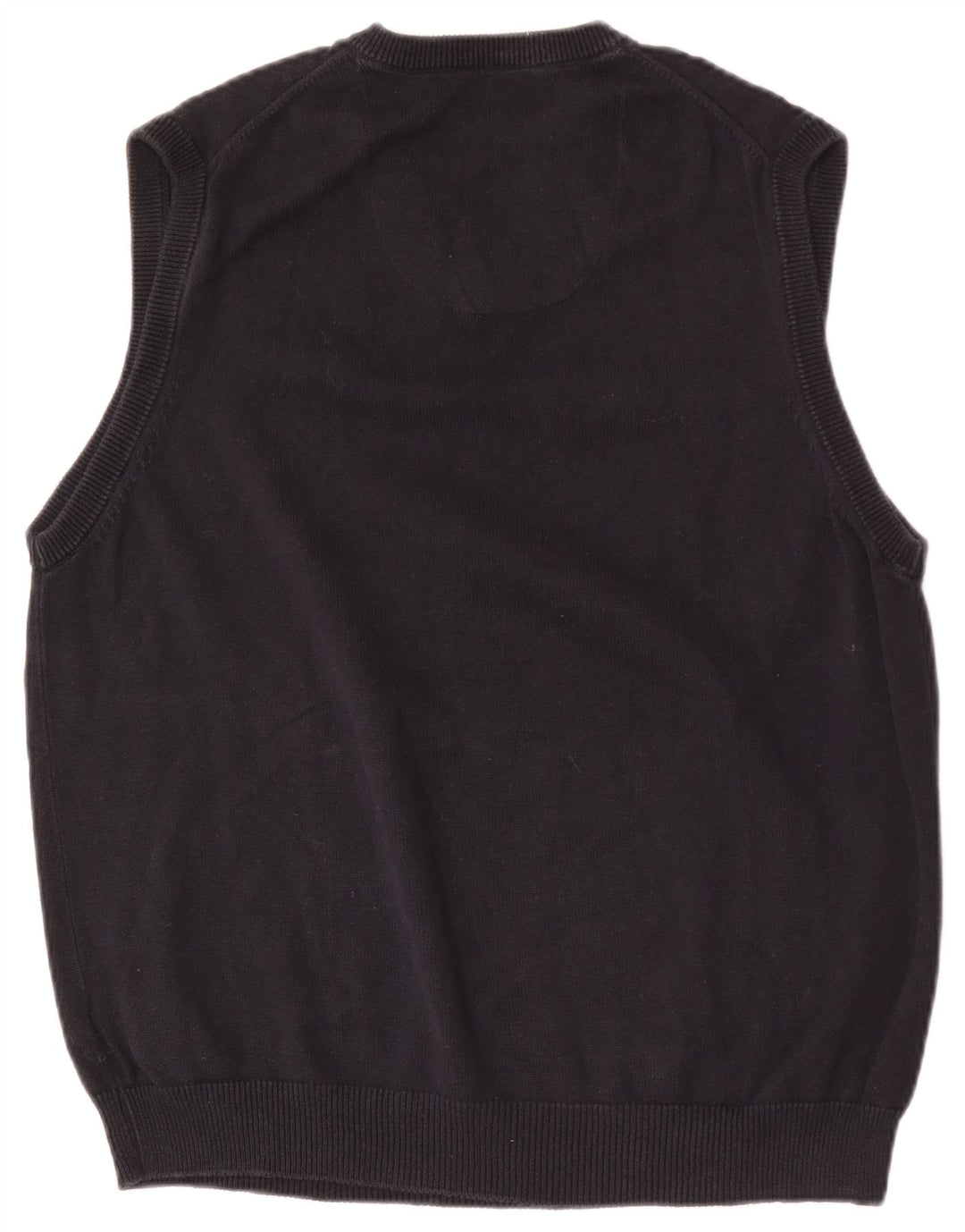 Marks & Spencer Herre Regular Fit Vest Tank Top Stor Sort Bomuld