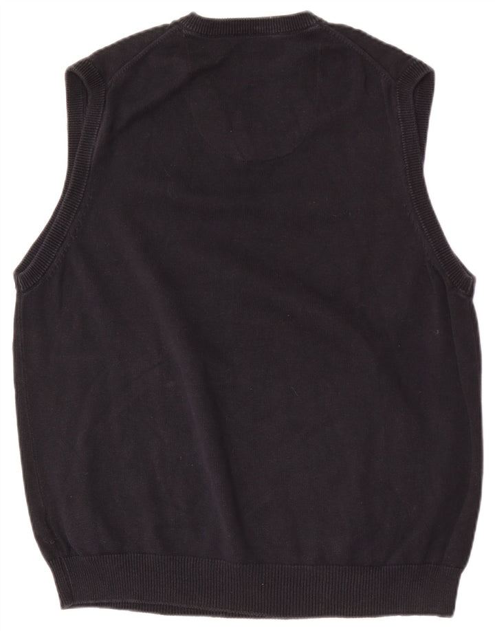 Marks & Spencer Herre Regular Fit Vest Tank Top Stor Sort Bomuld