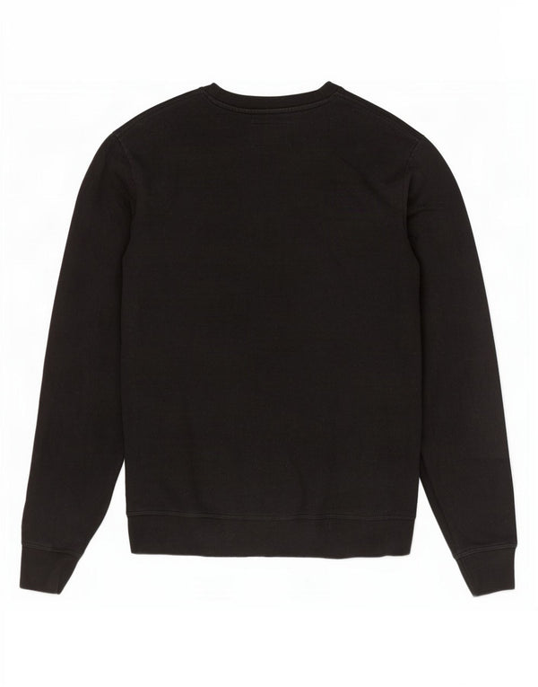 Champion Mens Graphic Sweatshirt Jumper Medium Black Cotton