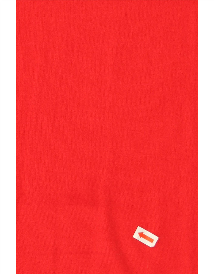Marks & Spencer Womens Regular Fit Top Langærmet UK 10 Lille rød viskose