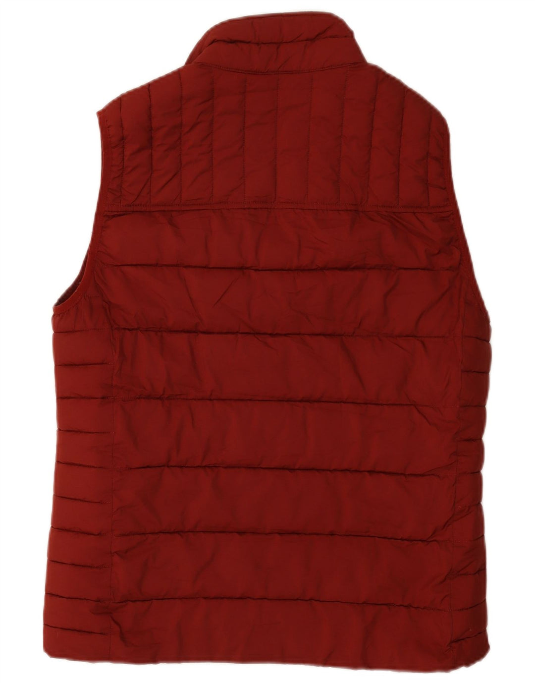 Joules Herre Polstret Gilet UK 38 Medium Burgundy Polyester