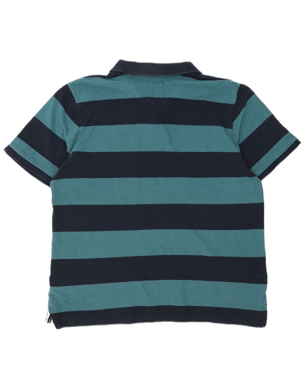 Crew Clothing Herre Polo Shirt 3XL Blå Stribet Bomuld