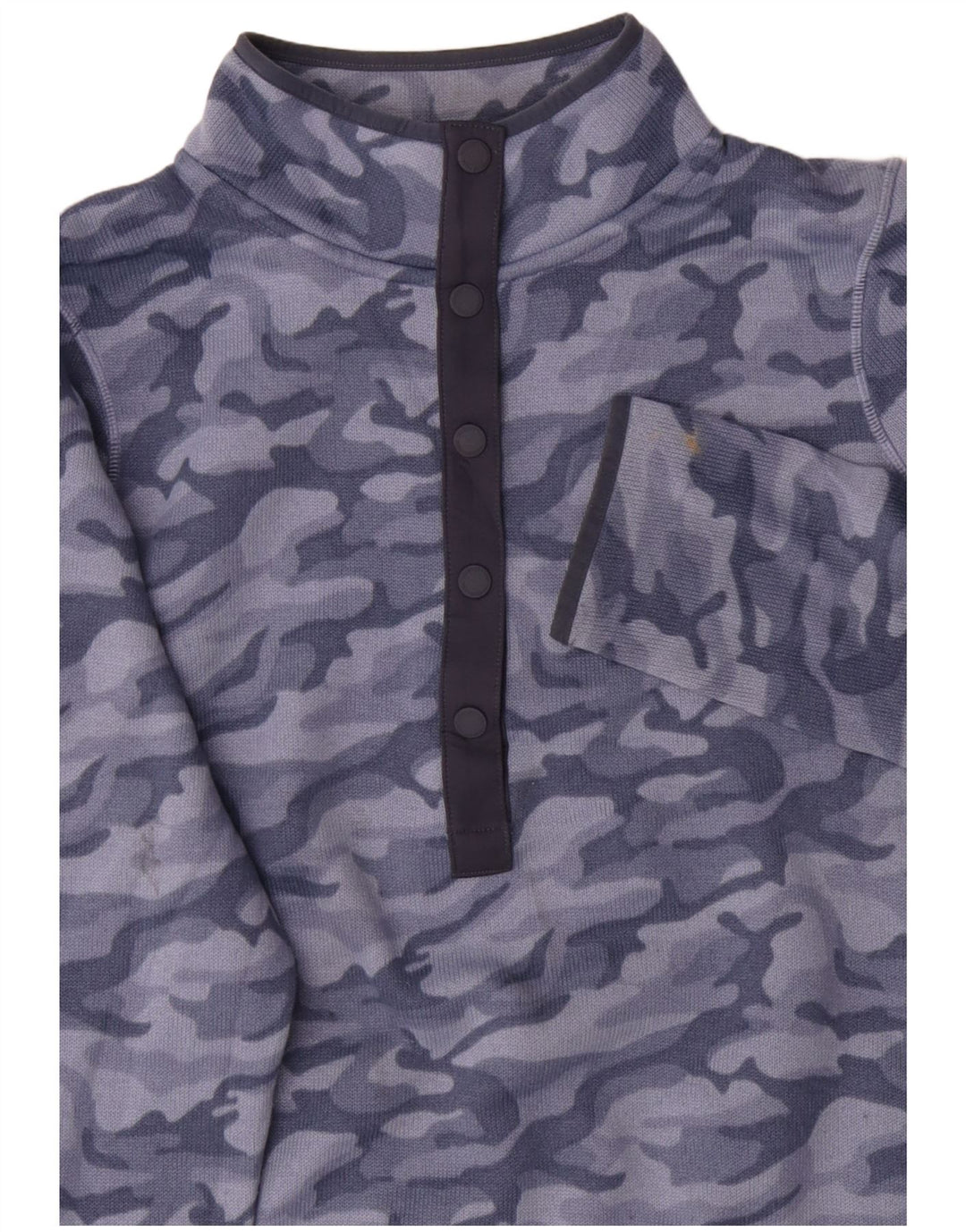 Vineyard Vines Dame Oversized Sweatshirt Jumper UK 18 XL Blå Camouflage