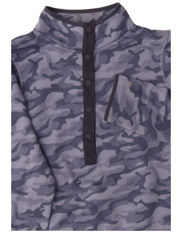 Vineyard Vines Dame Oversized Sweatshirt Jumper UK 18 XL Blå Camouflage