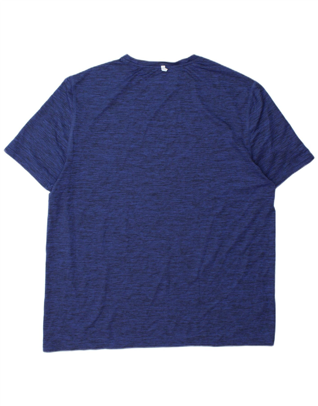 RUSSELL ATHLETIC Herre Dri-Power T-Shirt Top UK 46/48 XL Navy Blue Flecked