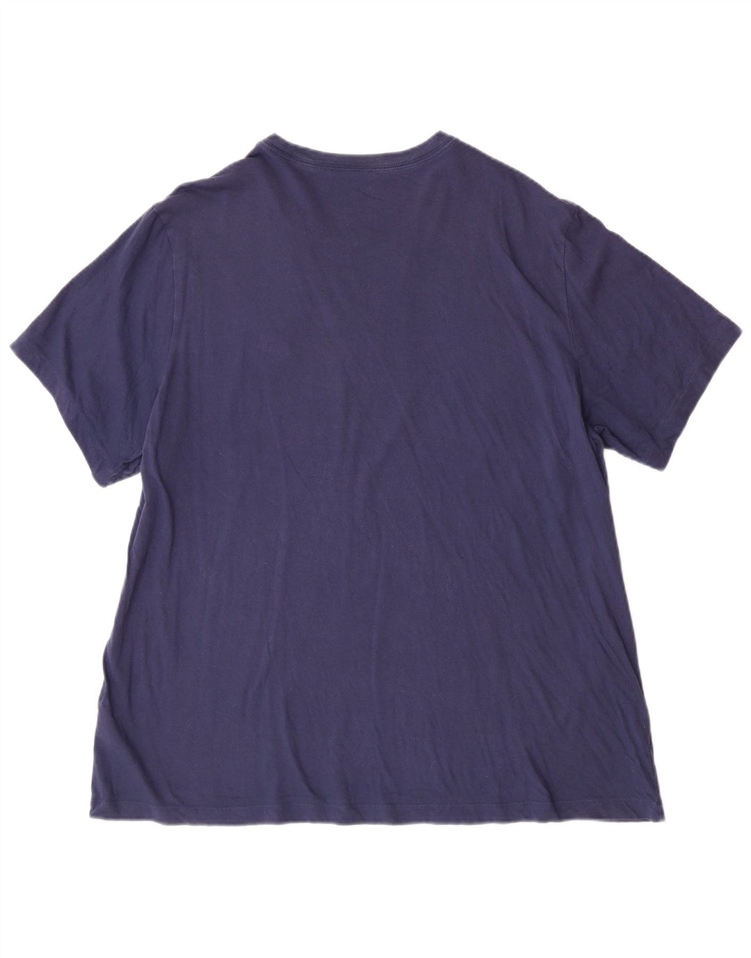 Nike T-shirt top til mænd 2XL marineblå bomuld