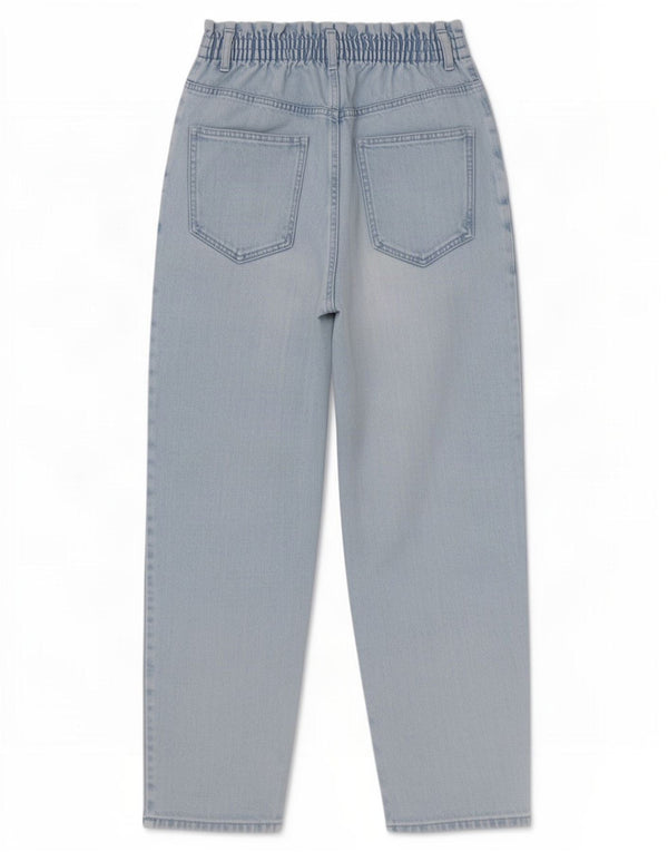 Zara Dameballon Højtaljede tilspidsede Jeans EU 32 2XS W22 L26 Blå