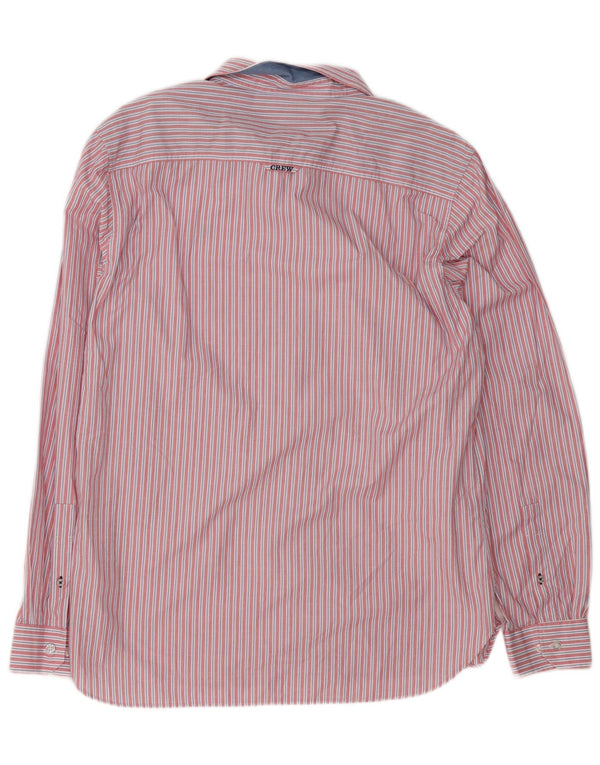 Crew Clothing Herre Slim Fit Shirt XL Pink Stribet Bomuld