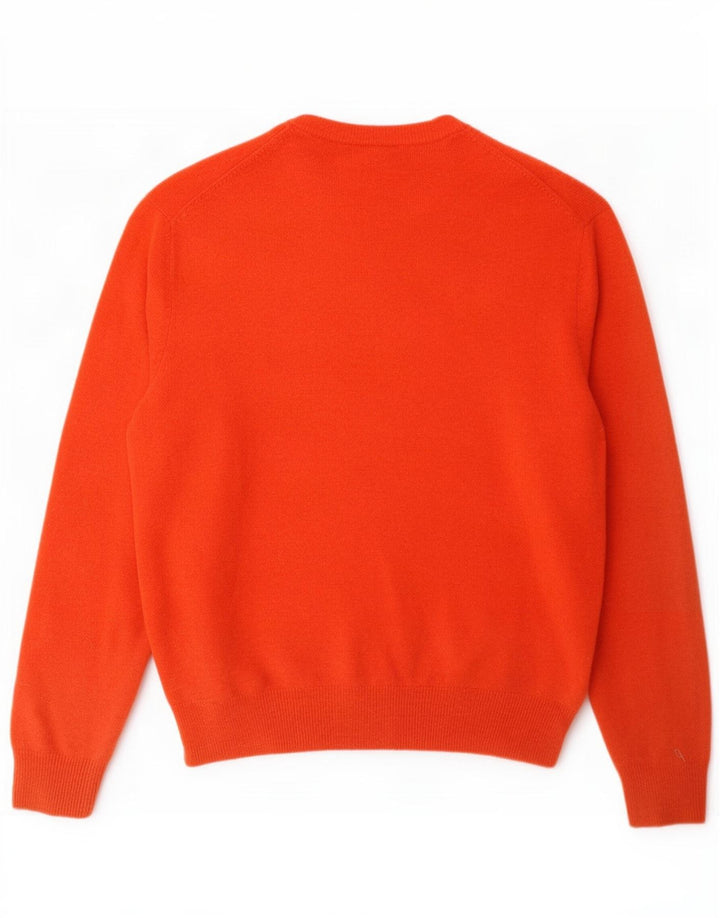 Polo Ralph Lauren Herre Crew Neck Jumper Sweater Medium Orange Uld