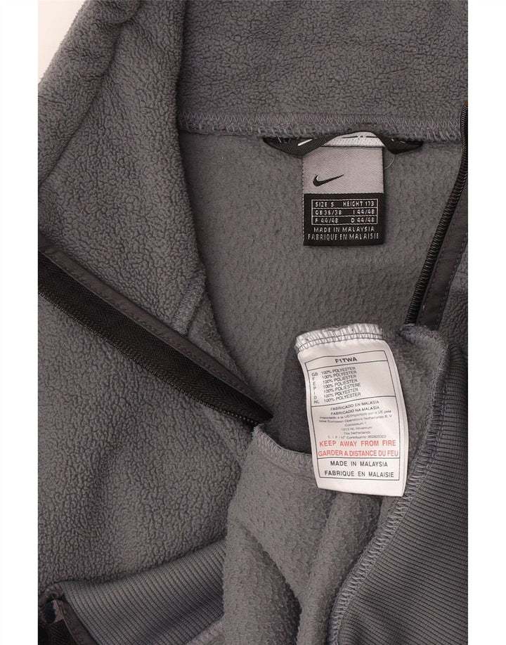 Nike Fleecejakke til mænd UK 36/38 Lille grå polyester