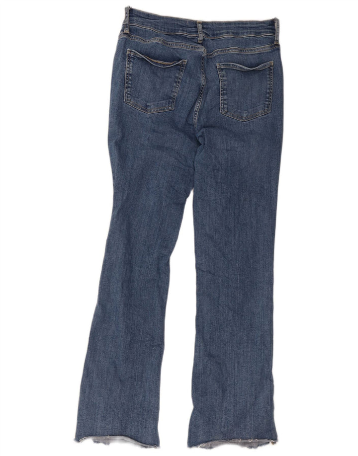 Zara Dame Bootcut Jeans EU 40 Medium W30 L29 Blå