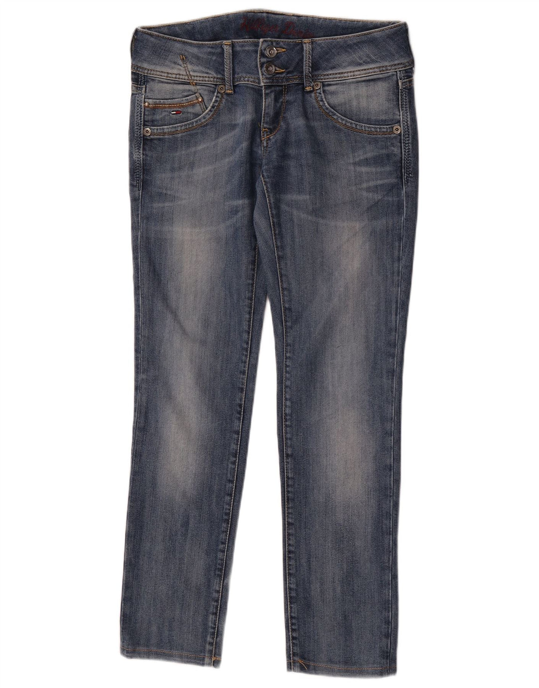Tommy Hilfiger Dame Slim Jeans W30 L29 Blå Bomuld