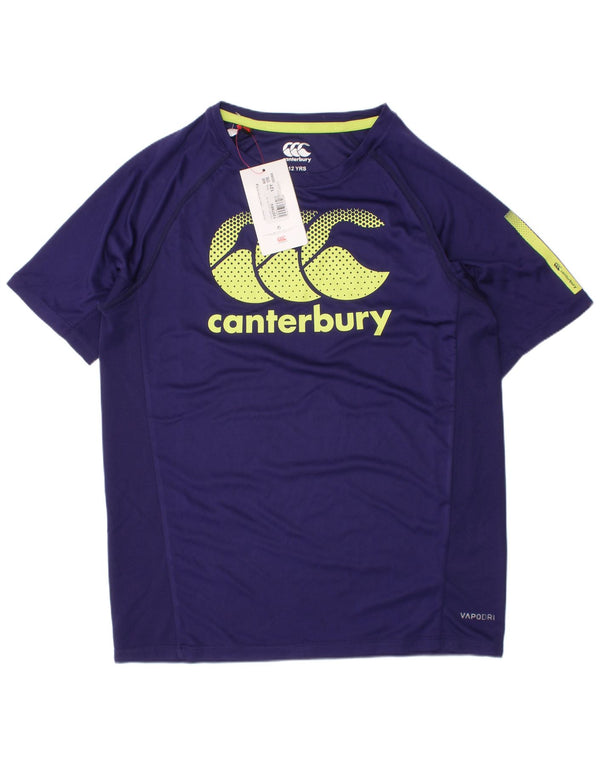 Canterbury Boys Grafisk T-Shirt Top 11-12 år Lilla Polyester