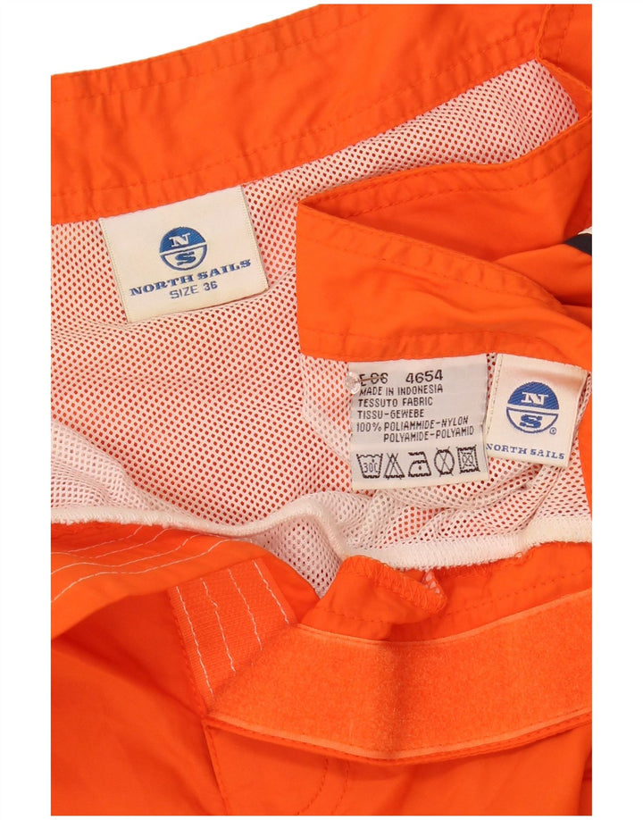 North Sails Herre Grafiske Badeshorts Stor Orange Polyamid