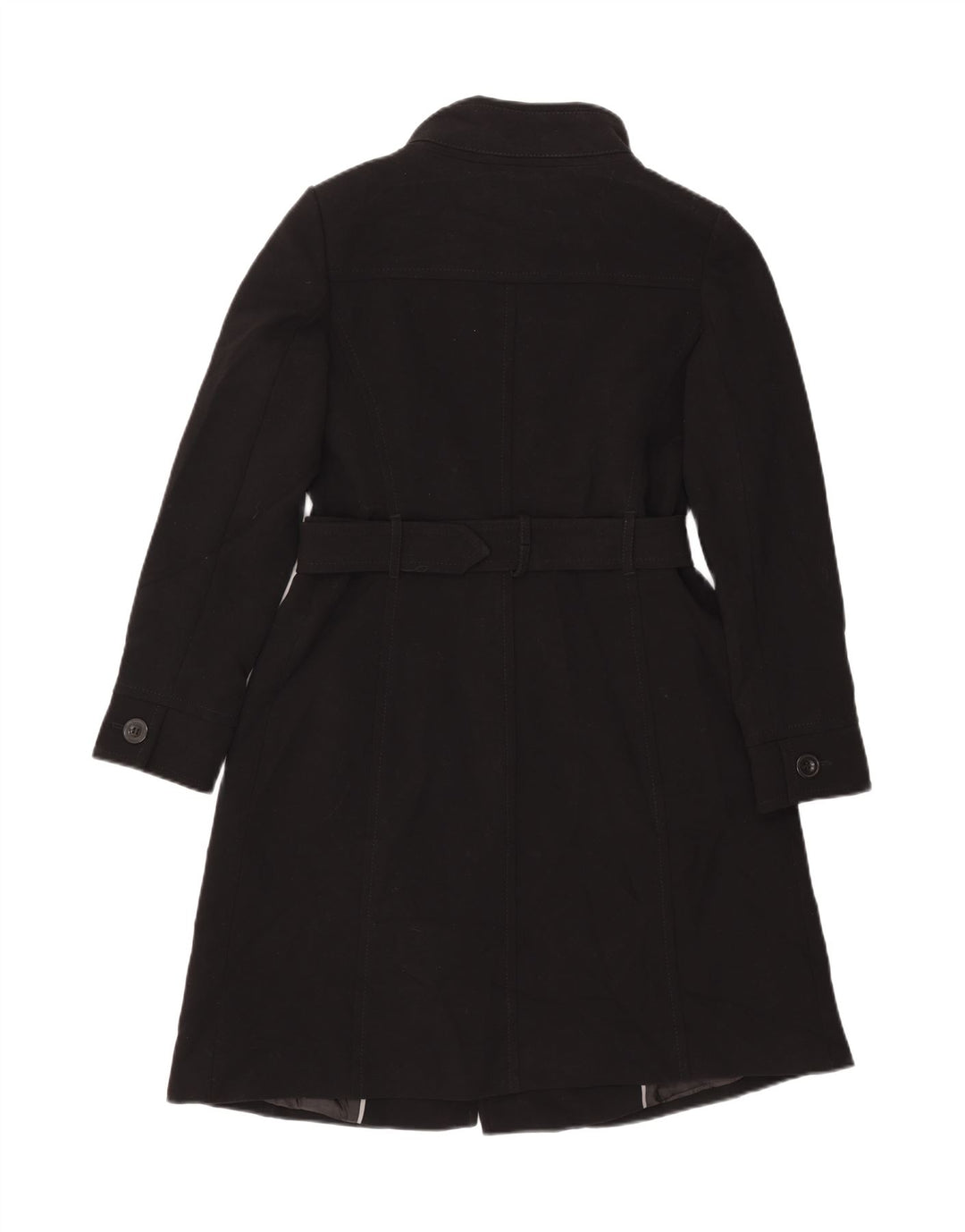 MARKS & SPENCER Dameoverfrakke UK 14 Medium Sort Polyester