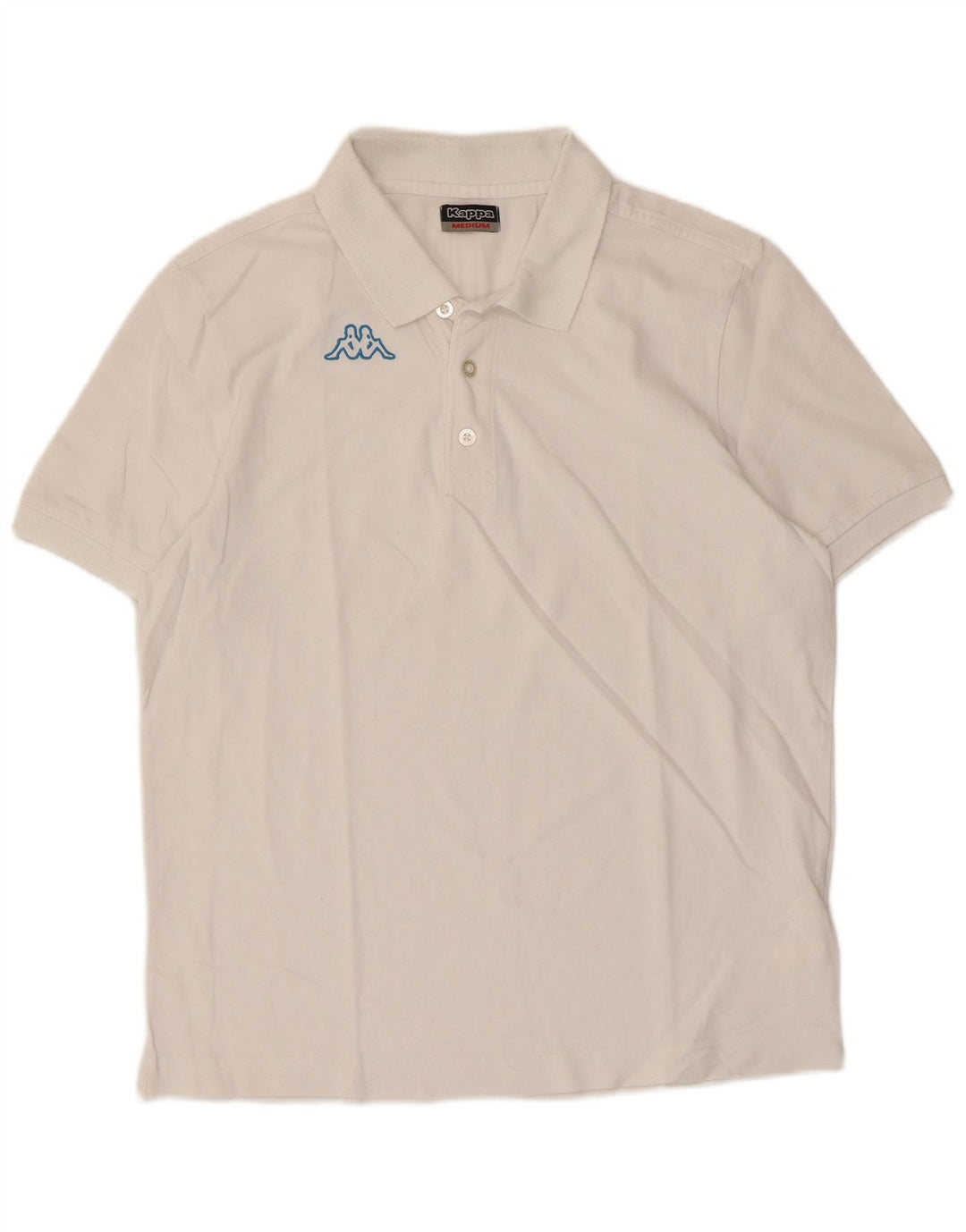 Kappa herre poloshirt Medium hvid bomuld