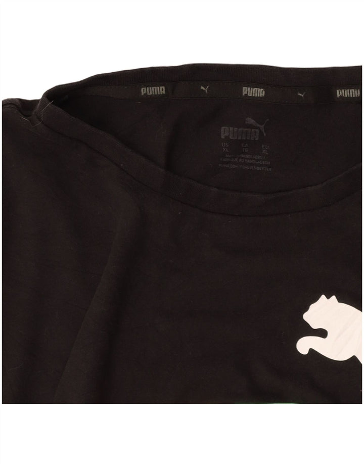 PUMA Herre grafisk T-shirt Top XL Sort