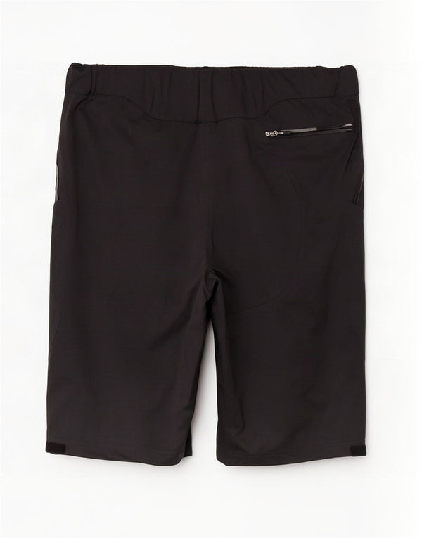 Herre grafiske Vandre Cargo Shorts W32 Medium Sort Polyester
