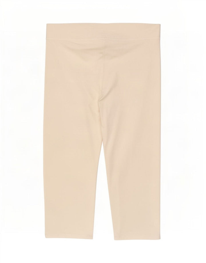 Marks & Spencer Dame Capri Leggings UK 14 Large White Bomuld