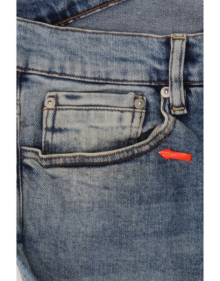 Zara Herre Slim Jeans Str. 42 Large W32 L31 Blå