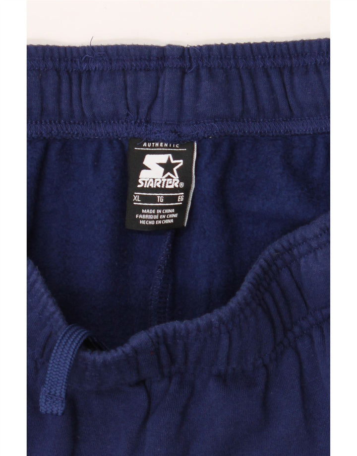 STARTER Mens Tracksuit Trousers XL  Navy Blue Cotton Vintage Starter and Second-Hand Starter from Messina Hembry 