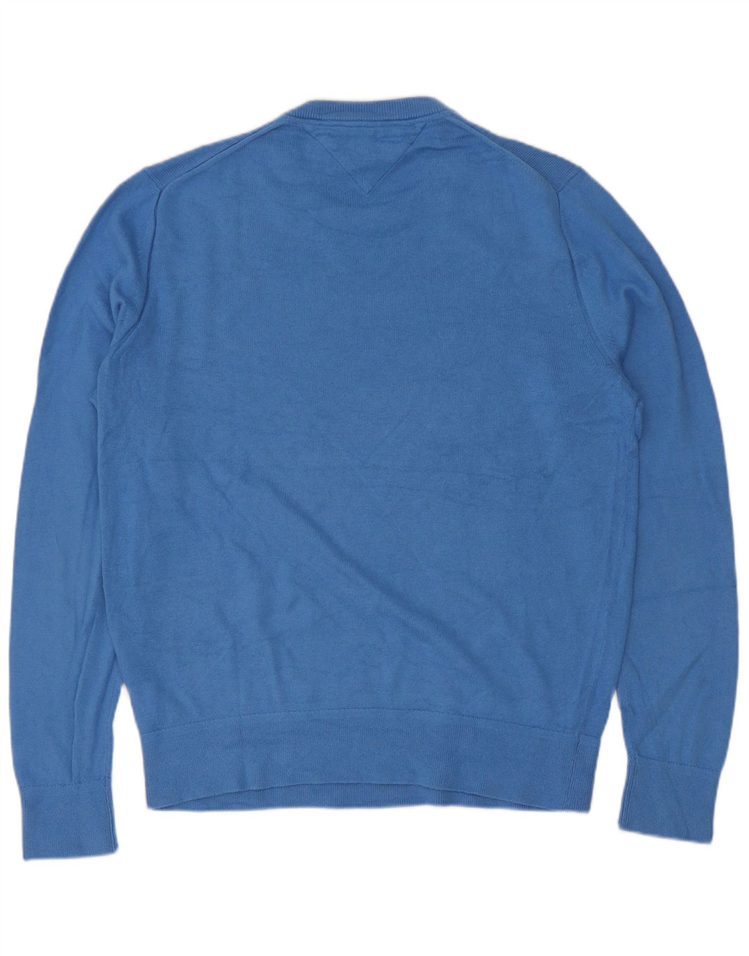 Tommy Hilfiger Herre Crew Neck Jumper Sweater Stor Blå Bomuld
