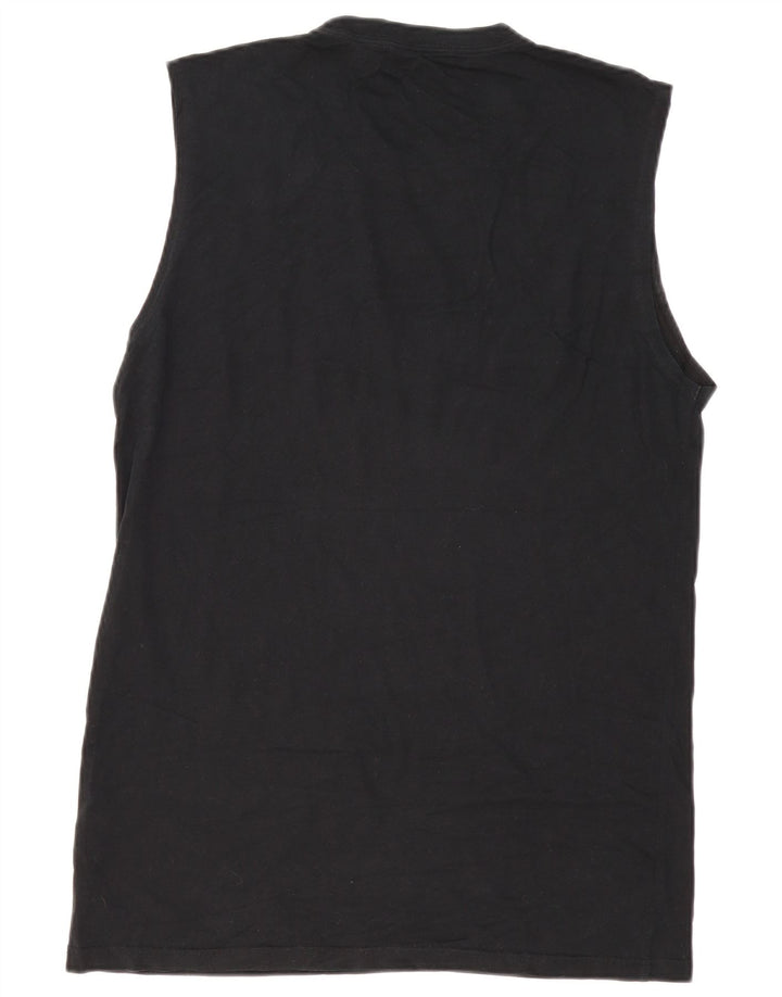 Converse Herre Grafisk Vest Top Stor Sort Bomuld