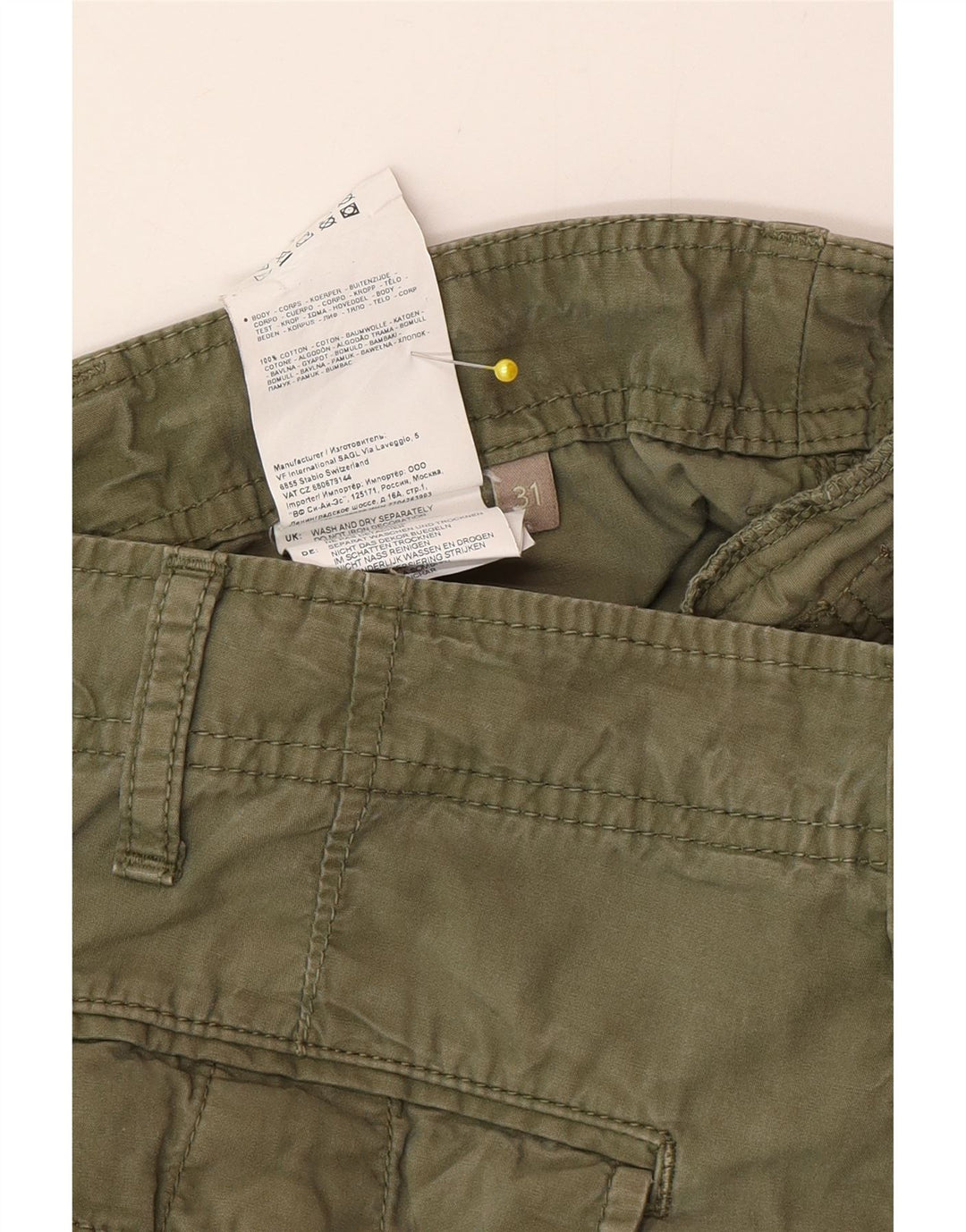 Napapijri Herre Cargo Shorts W31 Medium Green Bomuld