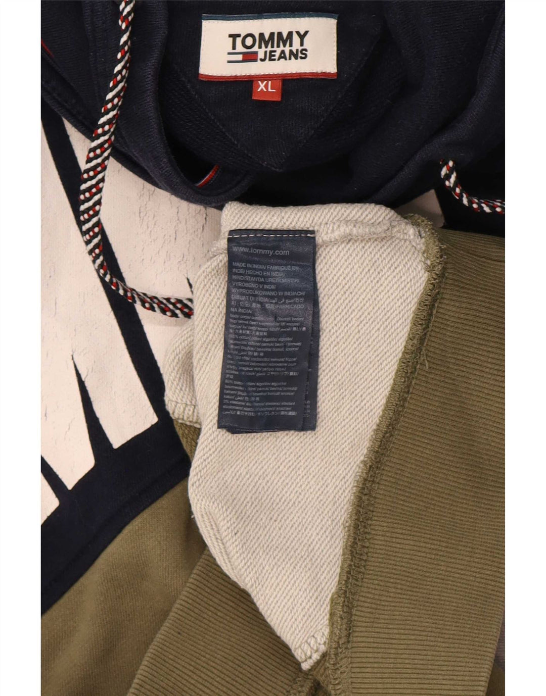 Tommy Hilfiger Herre grafisk sweatshirt Jumper XL Flerfarvet Colourblock