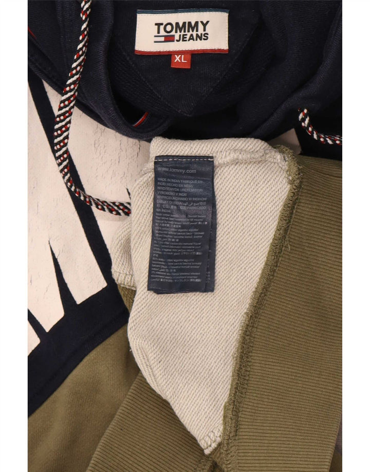 Tommy Hilfiger Herre grafisk sweatshirt Jumper XL Flerfarvet Colourblock