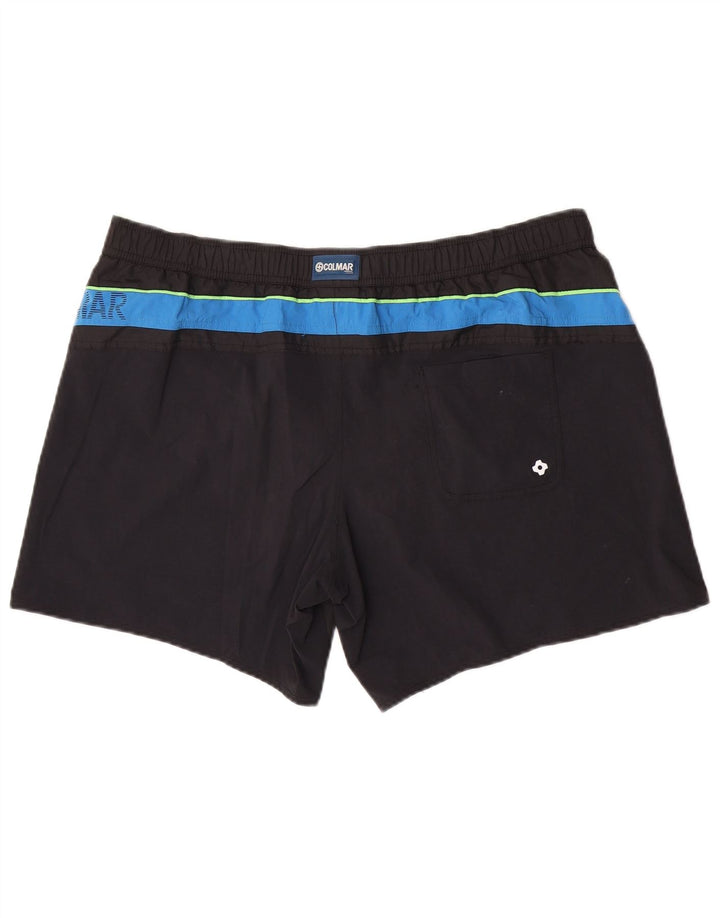 Colmar Herre grafiske svømmeshorts IT 60 2XL Sort Colourblock Polyester