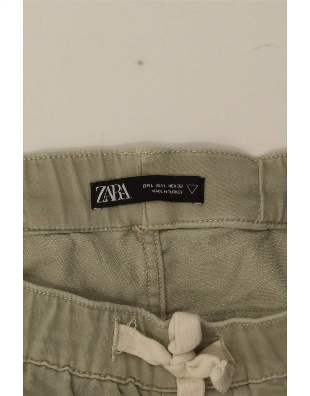 Zara Herre Chino Shorts Large W32 Khaki