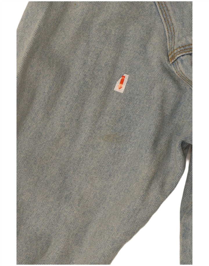 Vintage Dame denimjakke UK 16 Stor Blå Bomuld