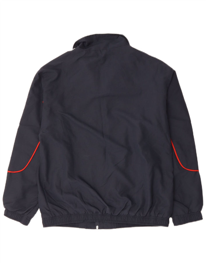 Reebok Boys Tracksuit Topjakke 15-16 år XL Navy Blue Colourblock