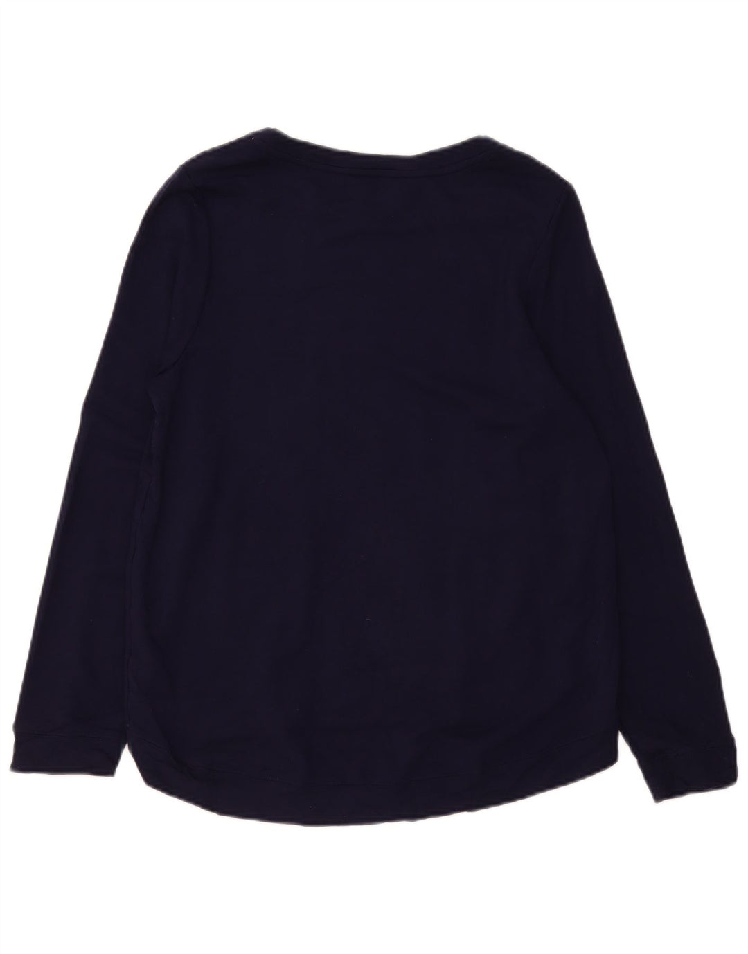 Oasis Womens Grafisk Oversized Sweatshirt Jumper UK 10 Small Navy Blue