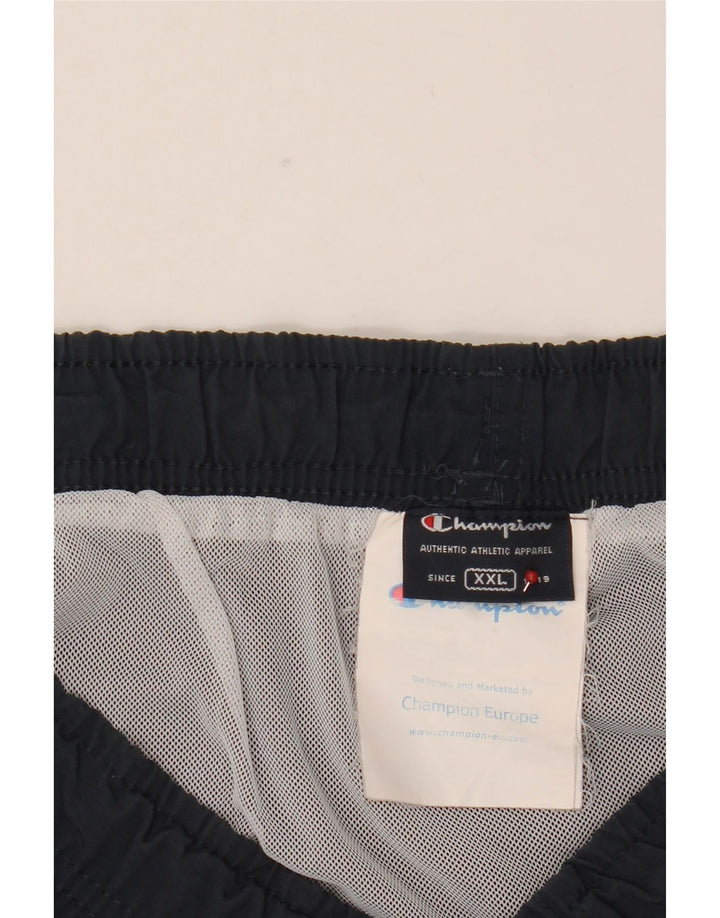 Champion Badeshorts til mænd 2XL Navy Blue Colourblock