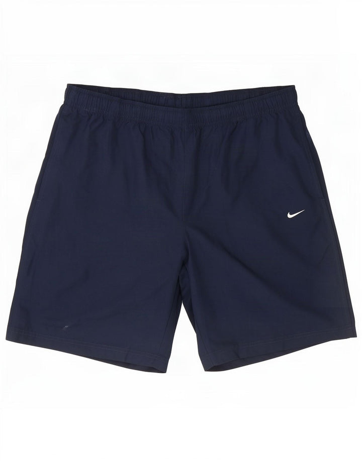 Nike regulære sportsshorts til mænd XL marineblå polyester