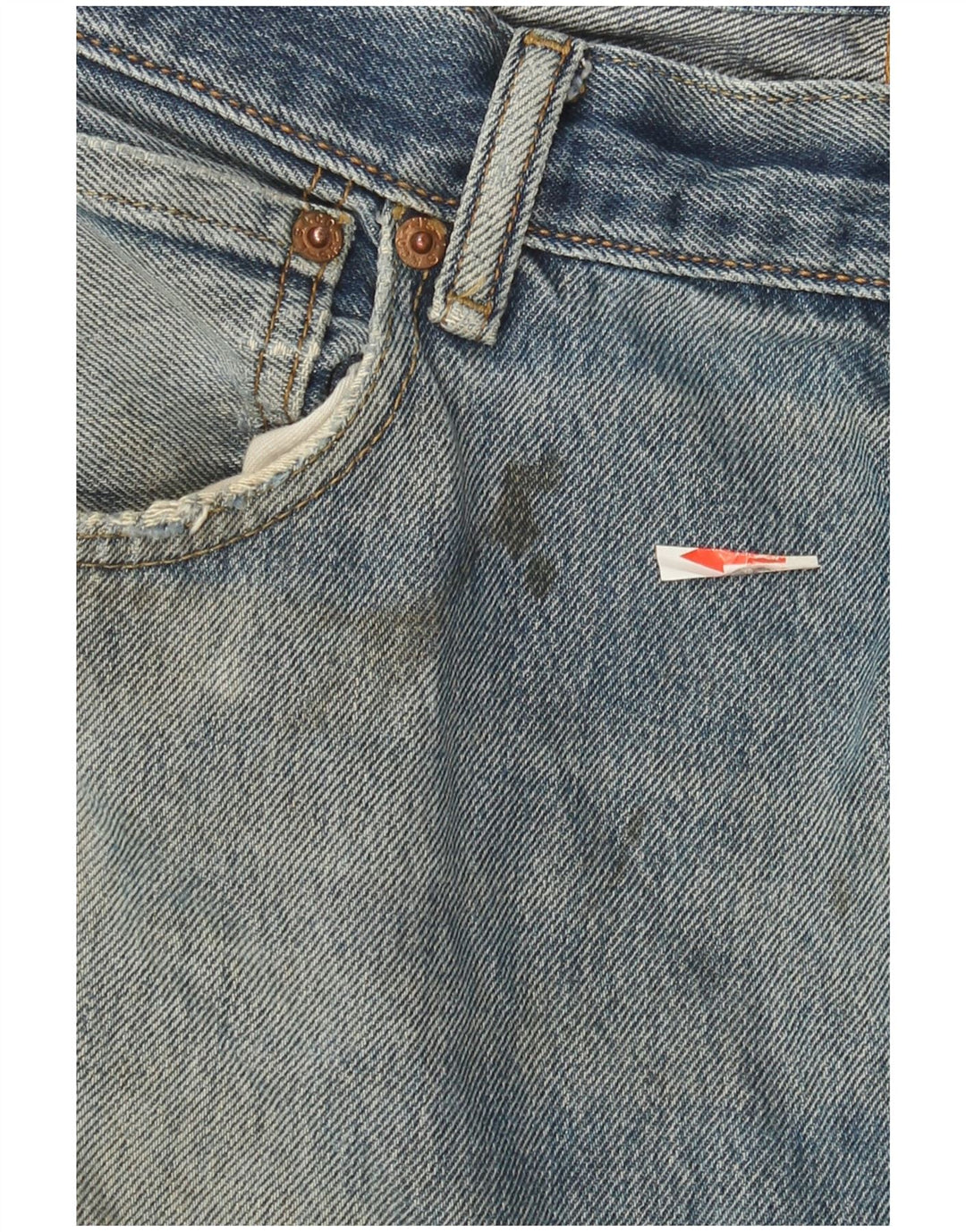 Levi's Herre 501 lige jeans W36 L29 blå bomuld
