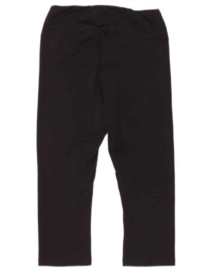The North Face Dame Capri Leggings UK 10 Small Black Polyester
