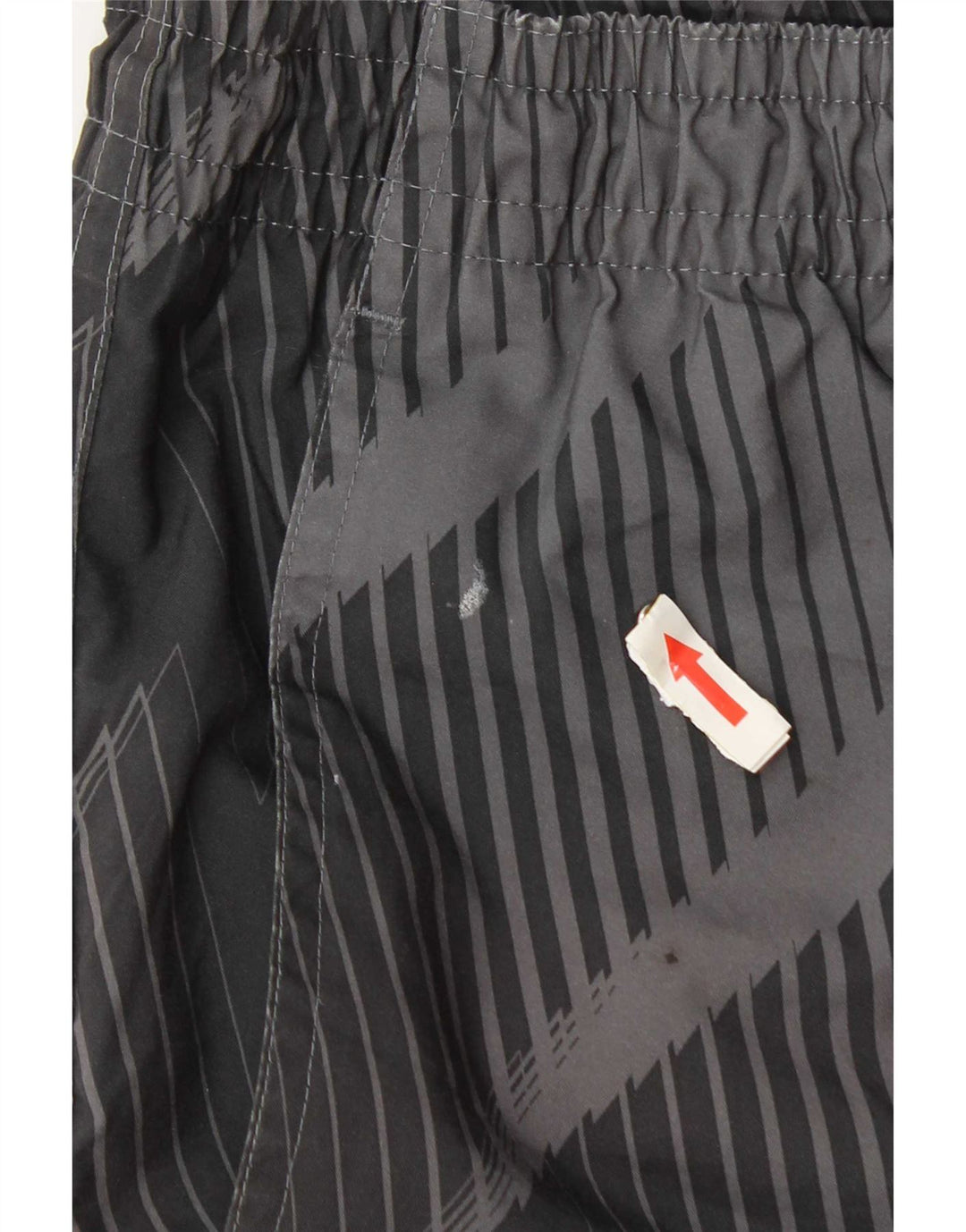 Nike Sportsshorts til mænd UK 26/28 Small Grå Geometrisk Polyester