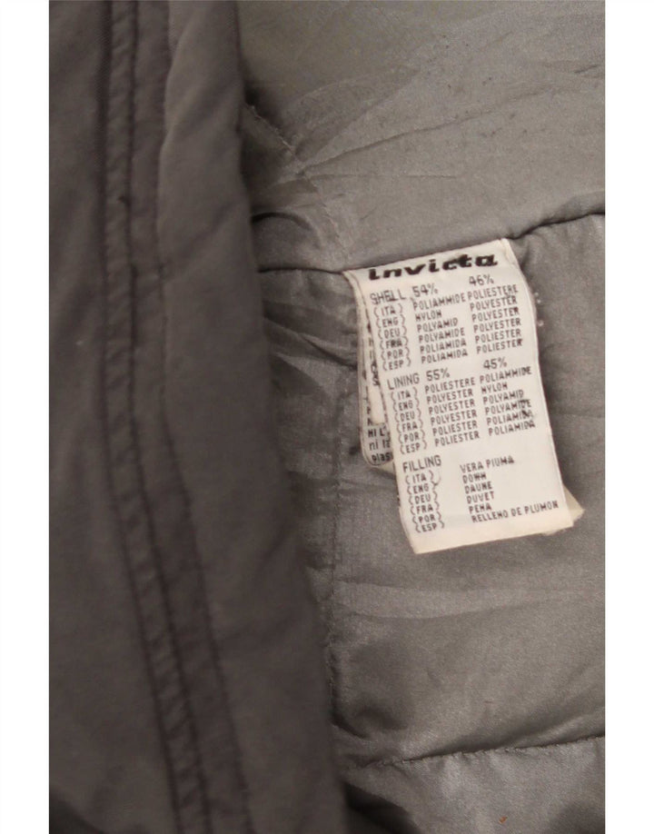 Invicta Polstret Herrejakke UK 40 Stor Grå Nylon