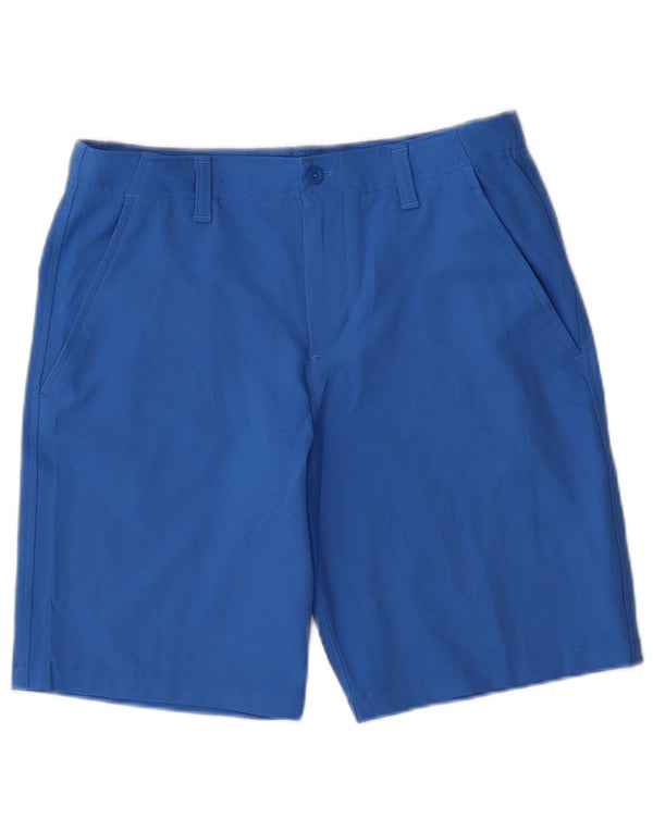 Under Armour Boys Chino Shorts 11-12 år Large W28 Blue Polyester