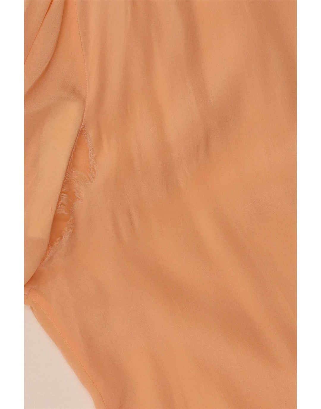 Vintage Dame Shirt Bluse IT 47 Large Orange