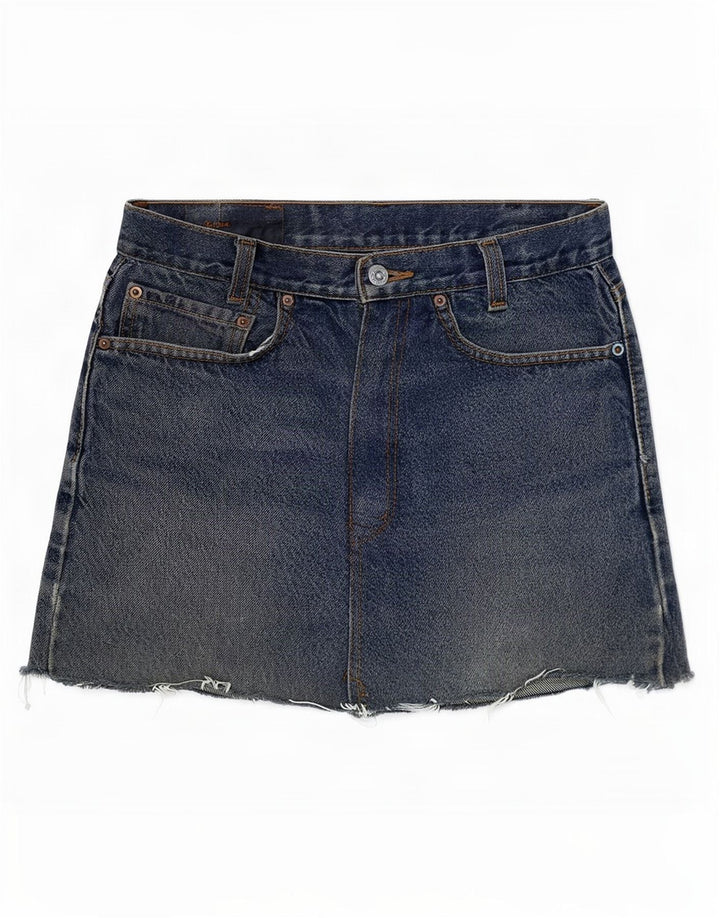 Levi's Womens 505 denimnederdel W30 Medium Blue